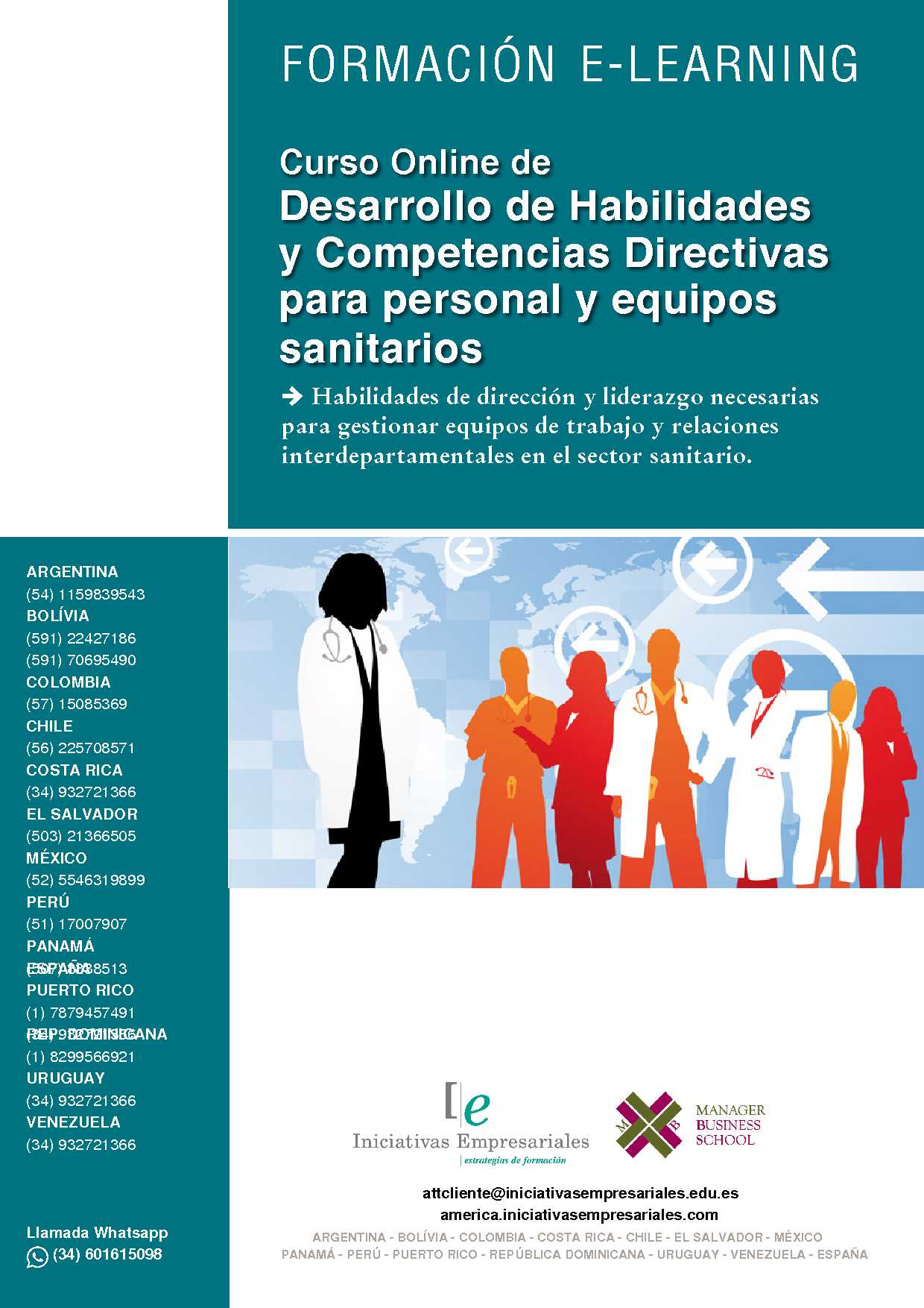 Curso Desarrollo De Habilidades Y Competencias Directivas Para Personal Y Equipos Sanitarios